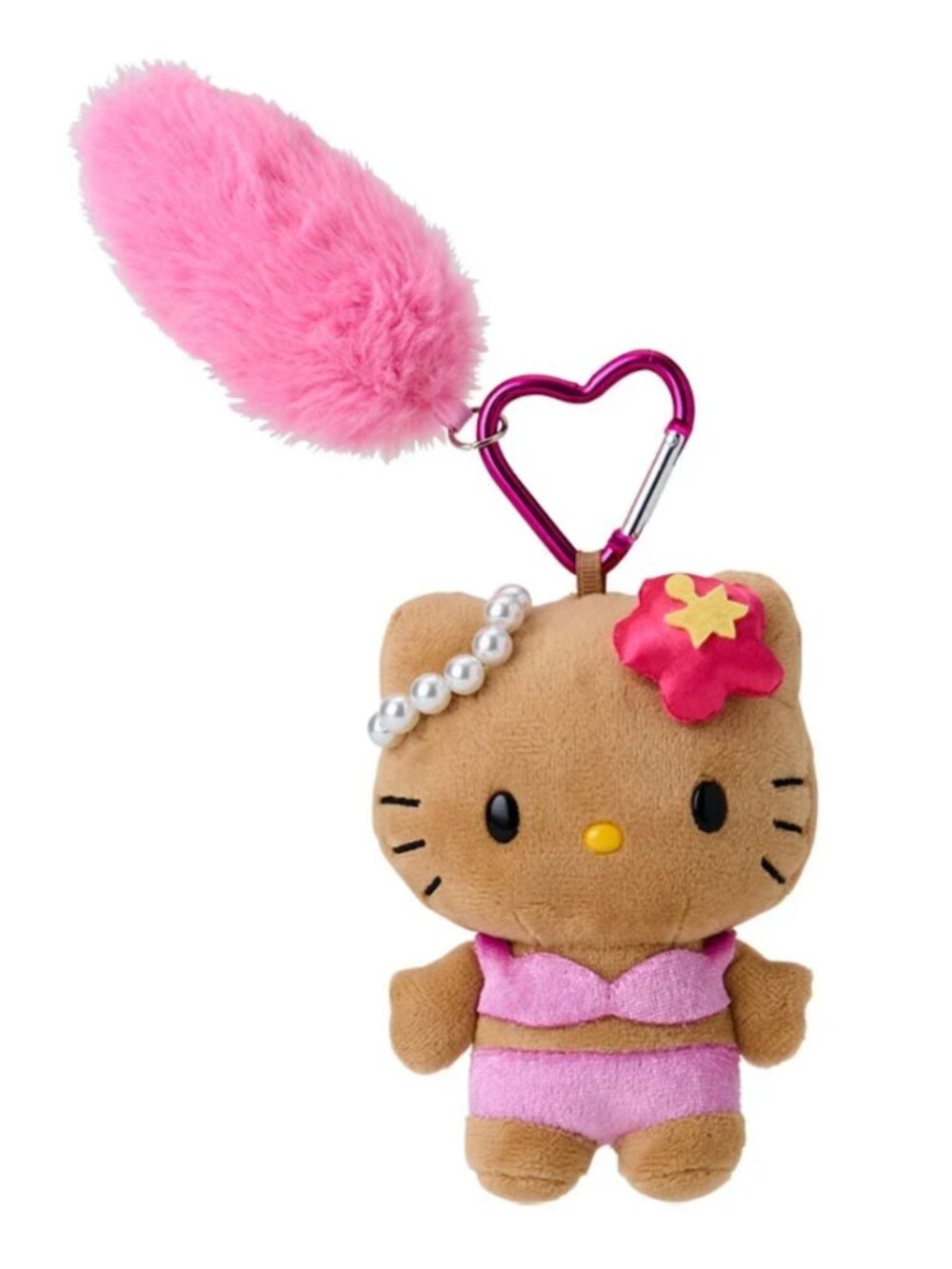 SANRIO HELLO KITTY SUNBURN SERIES PLUSH KEYCHAIN